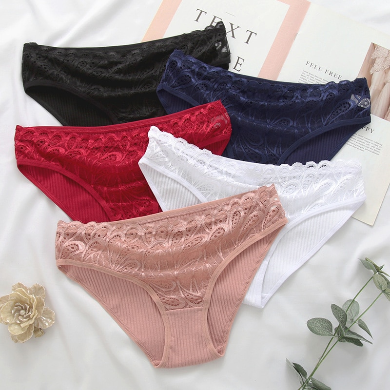 Cheap Woman Underwear Cotton Sexy Panties Briefs Printed Cute Ladies  Knickers Soft Lingerie Intimates for Women 6 PCS/Lot