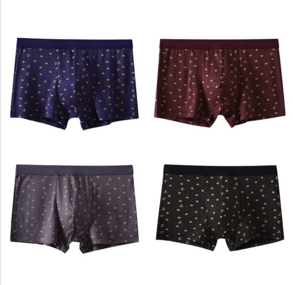 Bamboo Male Panties Sexy Underwear Men Cuecas Boxer New Fashion Boxer Shorts Mens Underware 4pcs lot 2