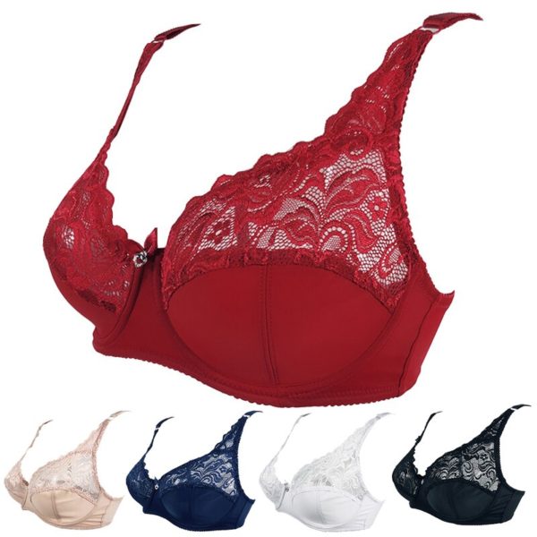 Lace Bra Plus Size Bra Women Underwear Bralette Crop Top Sexy Female Bra Large BH Tube 5