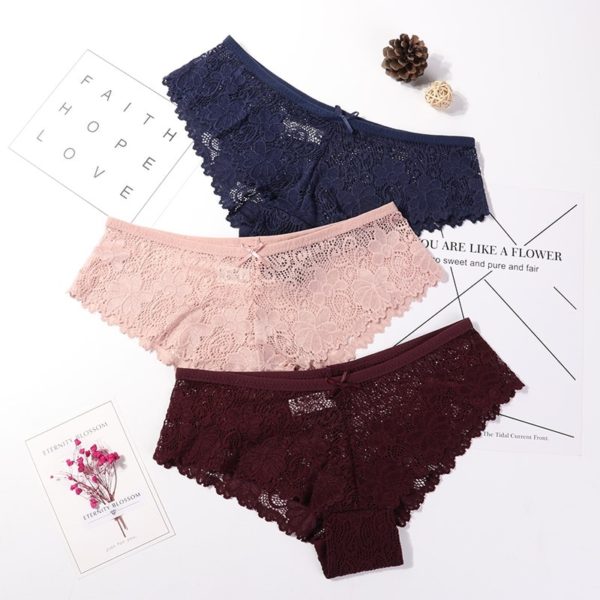 Sexy Lace Panties Women Fashion Cozy Lingerie Tempting Briefs High Quality Women s Underpant Low Waist