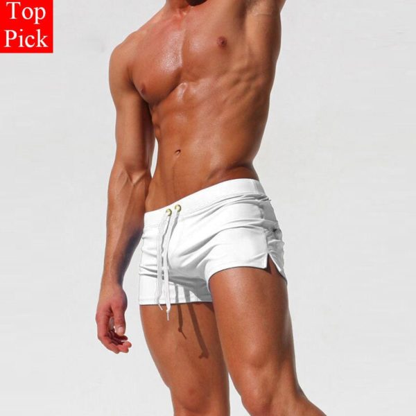 TOPPICK New Swimwear men swimsuit Sexy swimming trunks sunga hot mens swim briefs Beach Shorts mayo 1