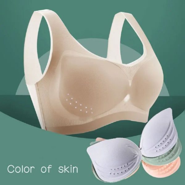 Thai Latex Underwear Bras for Women Plus Size M 3XL Push Up Bralette Seamless Bra Top 2