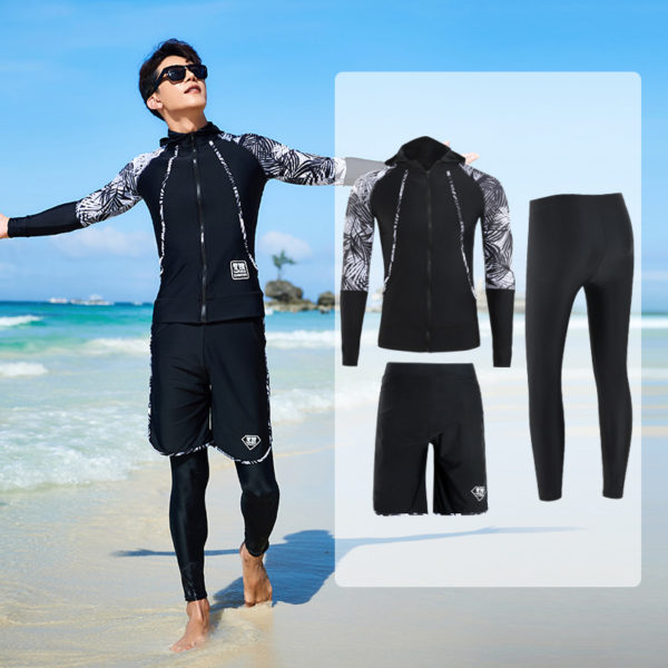 Women s 5pcs Men 3pcs set Long Sleeve UV Sun Protection Rash Guard Full Body Basic 2