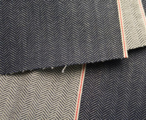 herringbone selvedge denim fabric