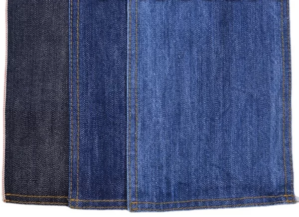 12 3oz Long Jean Shirt Cloth Dark Blue Selvedge Slub Denim Fabric Right Twill Selvage Premium 3