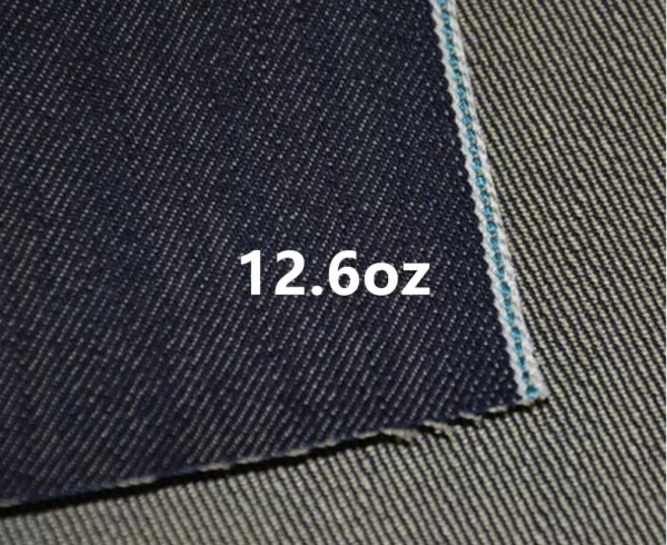 12 6oz Polyester Cotton Old Navy Selvedge Jeans Fabric Suppliers Warp Slub Dry True Selvage Denim 3