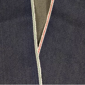 12 6oz Polyester Cotton Old Navy Selvedge Jeans Fabric Suppliers Warp Slub Dry True Selvage Denim