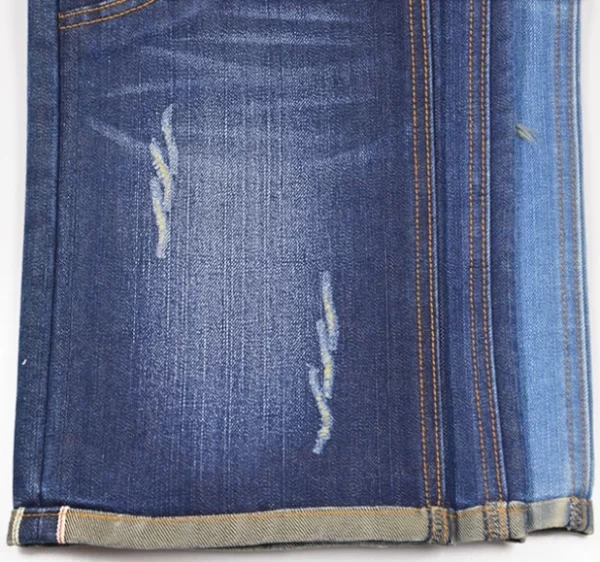 12 6oz Polyester Cotton Old Navy Selvedge Jeans Fabric Suppliers Warp Slub Dry True Selvage Denim 4