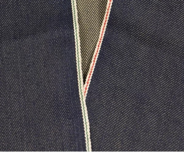 12 6oz Polyester Cotton Old Navy Selvedge Jeans Fabric Suppliers Warp Slub Dry True Selvage Denim