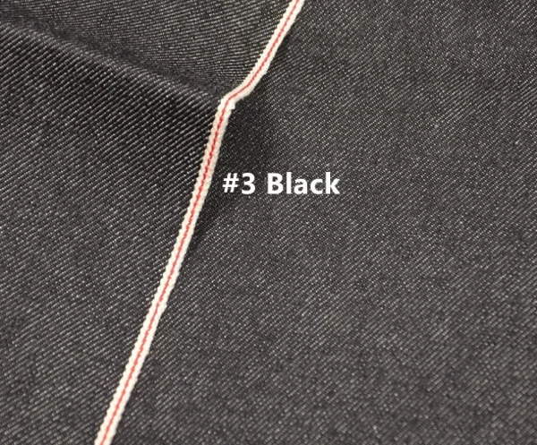 14 5oz Rope Dye Black Selvedge Denim Jeans Fabric Manufacturers Selvage Indigo Denim Jacket Textile Free