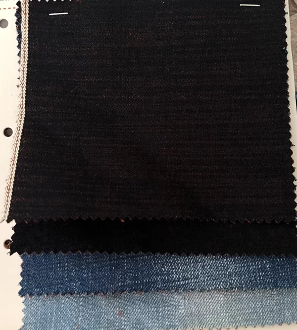 18oz Selvadge Heavyweight Denim Fabric Manufacturers Red Affordable Selvedge Denim Fabric Wholesale Bike Jeans Cloth W334932 2